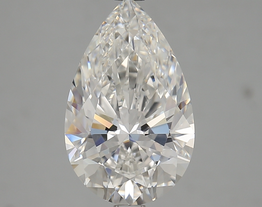 3.7 Carat Pear Cut Lab Diamond